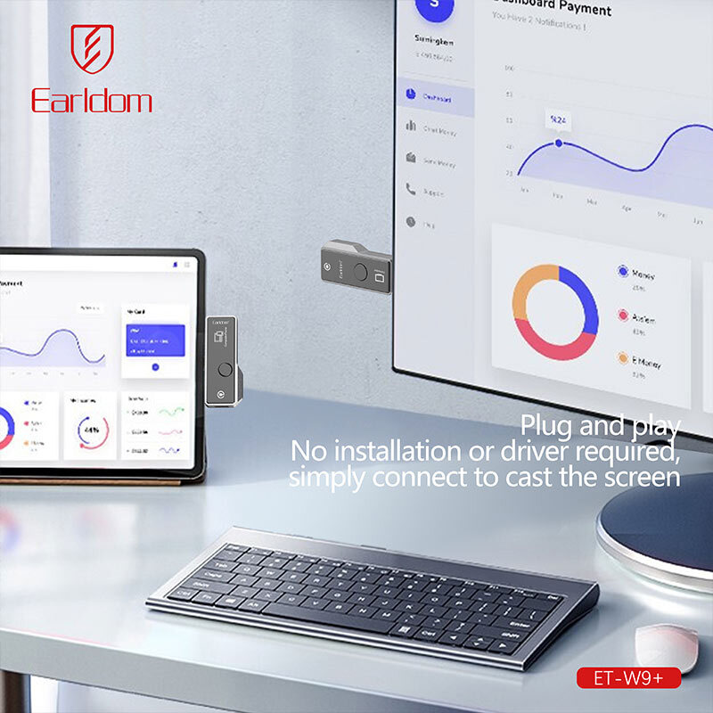 دانگل وایرلس HDMI ارلدام +ET-W9