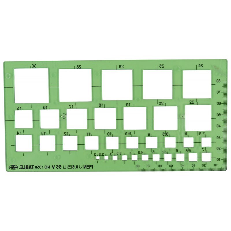 شابلون مربع تیبل Table No.1350