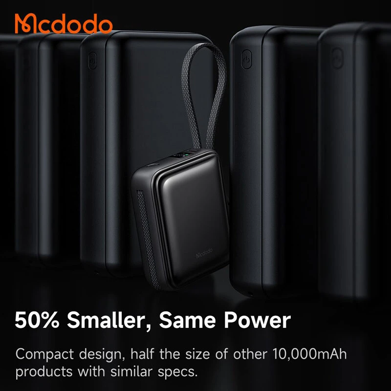 پاور بانک فست شارژ مک دودو MC-255 PD QC3.0 22.5W ظرفیت 10000 میلی آمپر ساعت