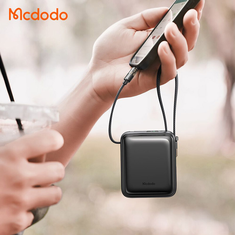 پاور بانک فست شارژ مک دودو MC-255 PD QC3.0 22.5W ظرفیت 10000 میلی آمپر ساعت