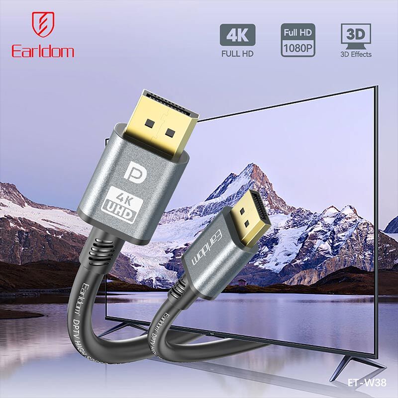 کابل Display 4K ارلدام ET-W38 طول 2 متر
