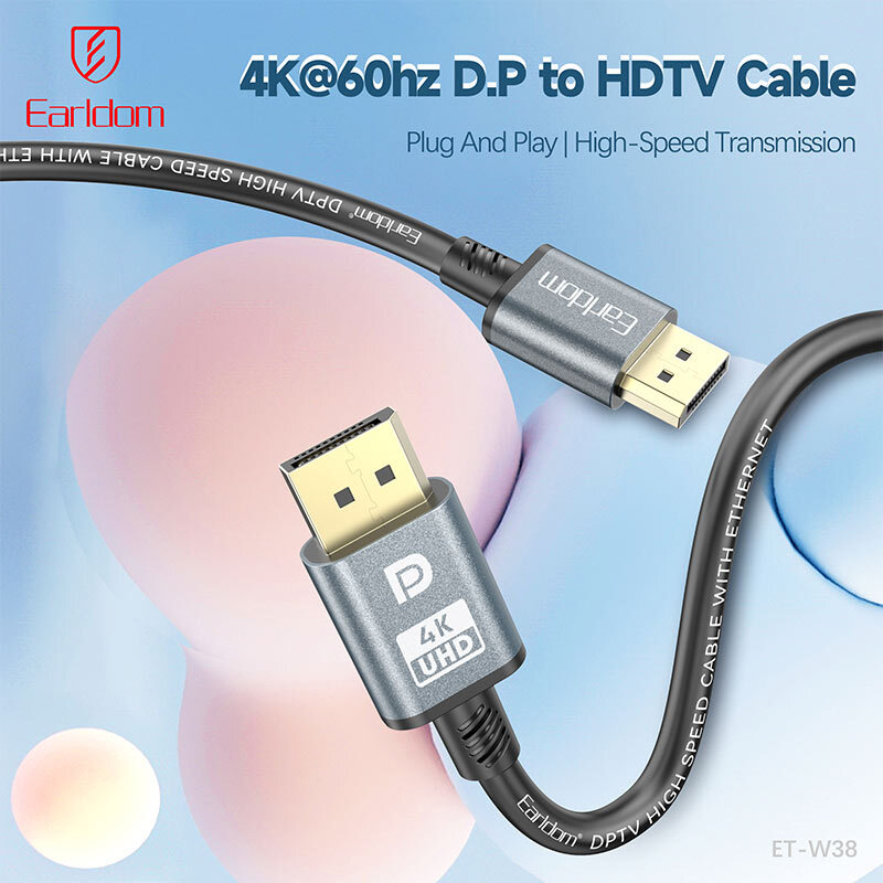 کابل Display 4K ارلدام ET-W38 طول 2 متر