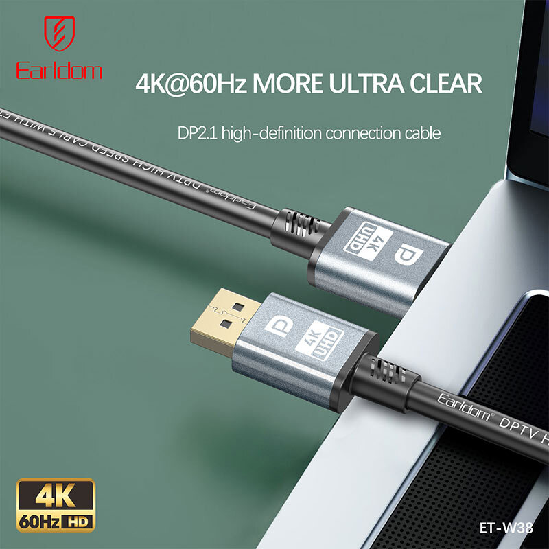 کابل Display 4K ارلدام ET-W38 طول 2 متر