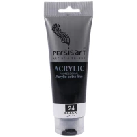 رنگ اکریلیک پرسیس آرت Black 24 حجم 75 میلی لیتر