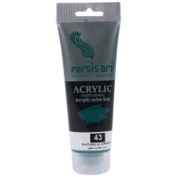 رنگ اکریلیک پرسیس آرت Phthalo Green 43 حجم 75 میلی لیتر