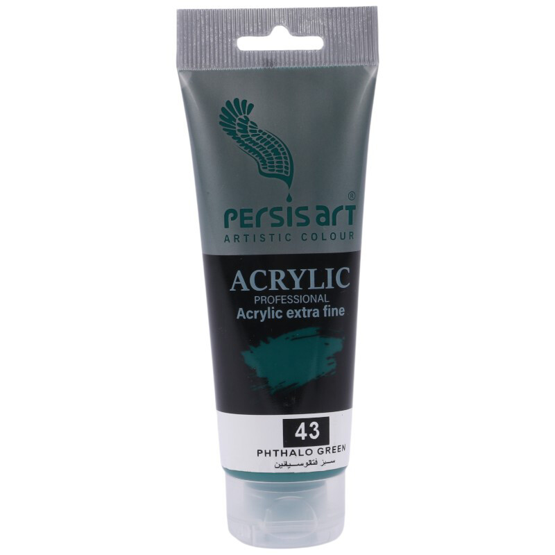 رنگ اکریلیک پرسیس آرت Phthalo Green 43 حجم 75 میلی لیتر