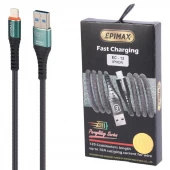 کابل لایتنینگ فست شارژ 5 آمپر اپی مکس EC-12 طول 1.2 متر