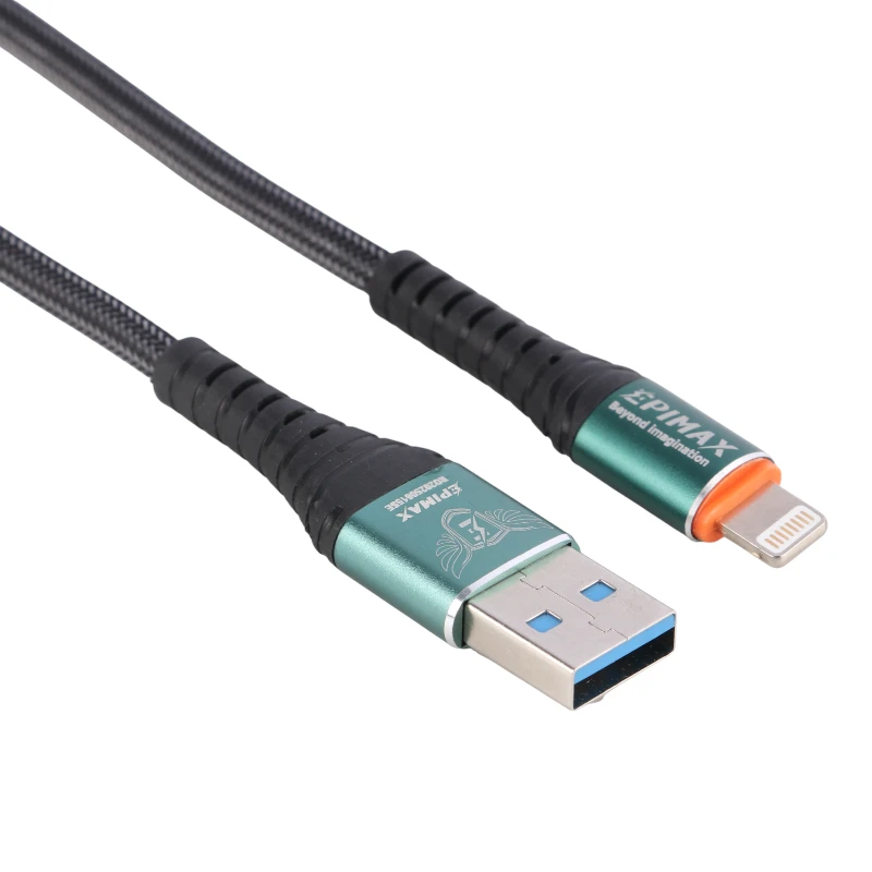 کابل لایتنینگ فست شارژ 5 آمپر اپی مکس EC-12 طول 1.2 متر