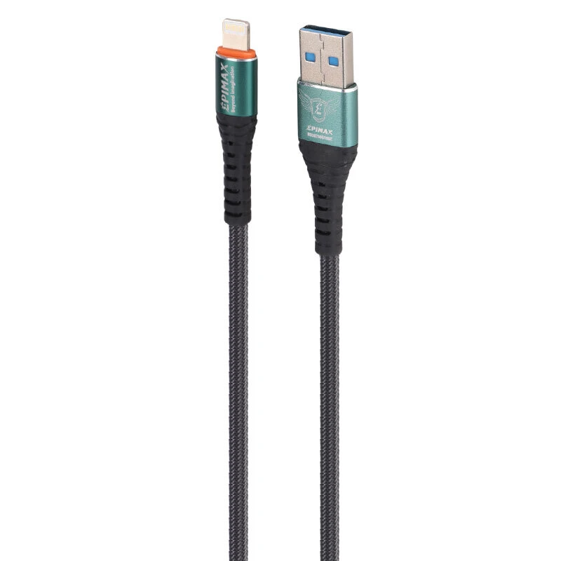 کابل لایتنینگ فست شارژ 5 آمپر اپی مکس EC-12 طول 1.2 متر