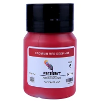 رنگ اکریلیک پرسیس آرت Cadmium Red Deep Hue 6 حجم 250 میلی لیتر