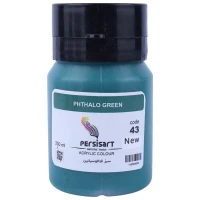 رنگ اکریلیک پرسیس آرت Phthalo Green 43 حجم 250 میلی لیتر