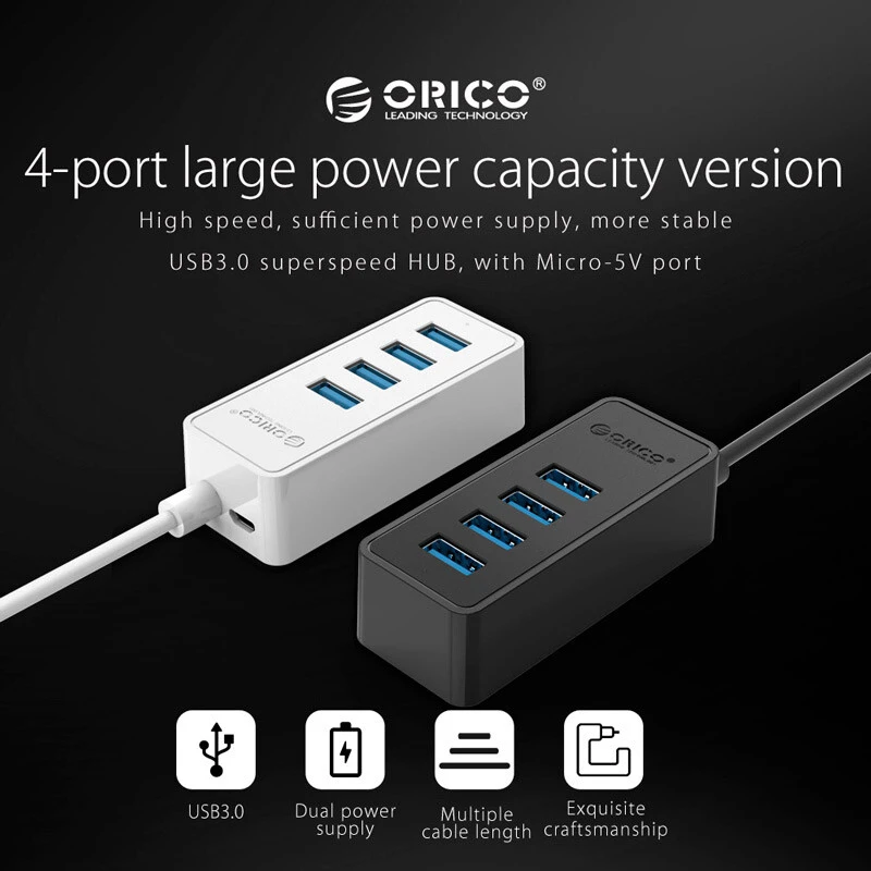 هاب 4 پورت USB3.0 اوریکو W5P-U3