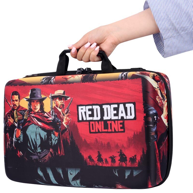 کیف کنسول بازی PS5 Slim طرح Red Dead Online