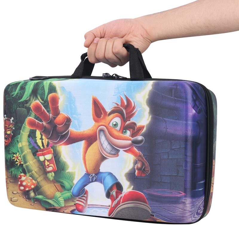 کیف کنسول بازی PS5 Slim طرح Crash Bandicoot کد 3