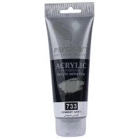 رنگ اکریلیک پرسیس آرت Cement Grey 733 حجم 75 میلی لیتر