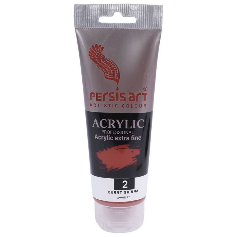 رنگ اکریلیک پرسیس آرت Burnt Sienna 2 حجم 75 میلی لیتر