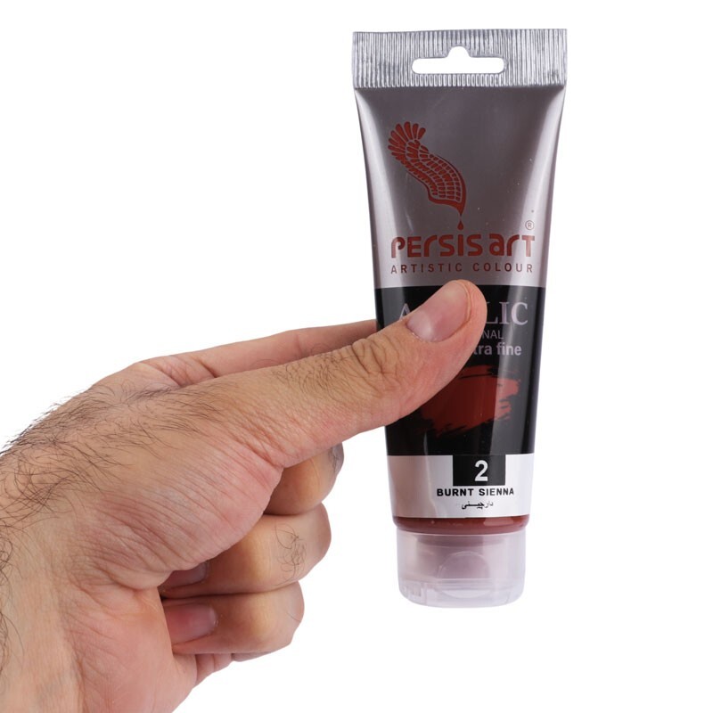 رنگ اکریلیک پرسیس آرت Burnt Sienna 2 حجم 75 میلی لیتر