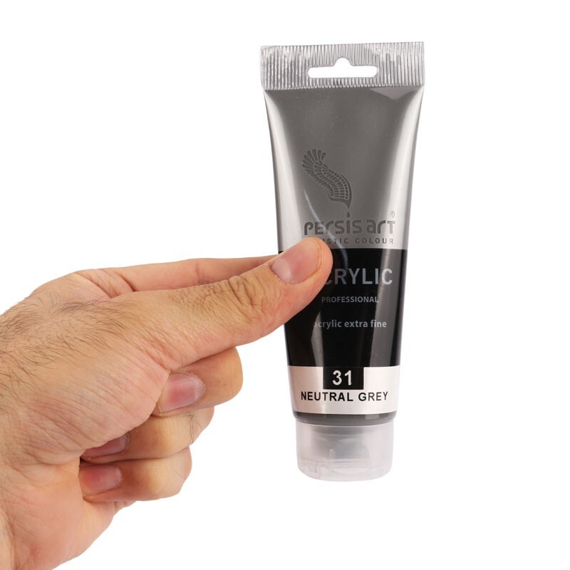 رنگ اکریلیک پرسیس آرت Neutral Grey 31 حجم 75 میلی لیتر