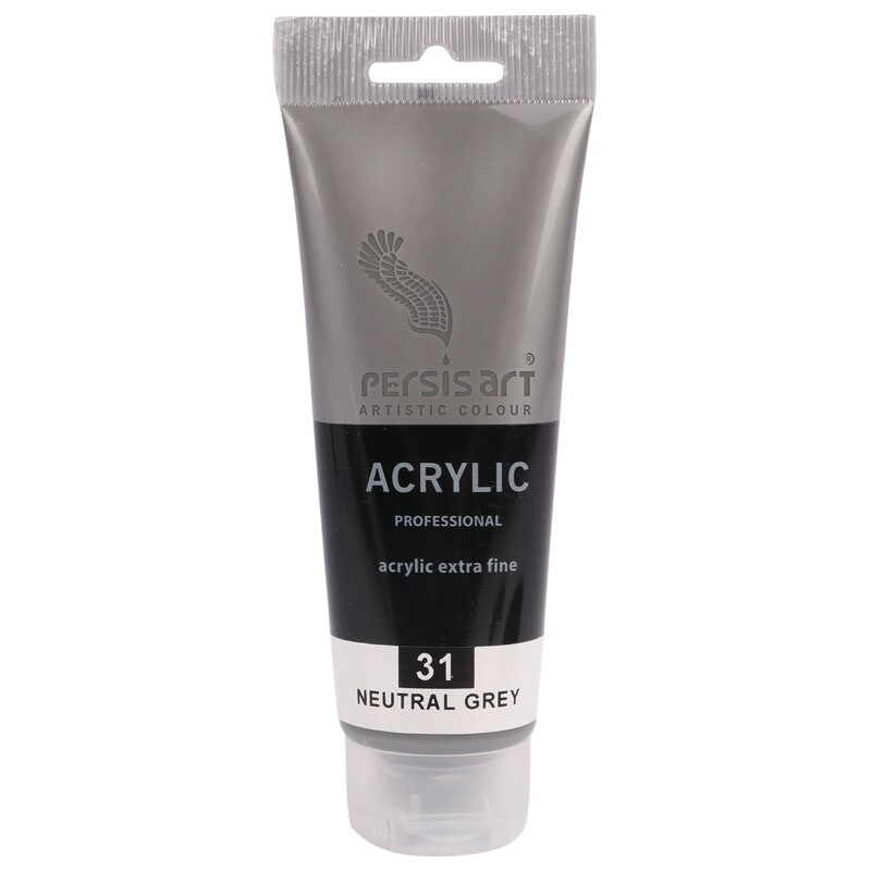 رنگ اکریلیک پرسیس آرت Neutral Grey 31 حجم 75 میلی لیتر