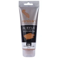 رنگ اکریلیک پرسیس آرت Caramel Yellow 64 حجم 75 میلی لیتر