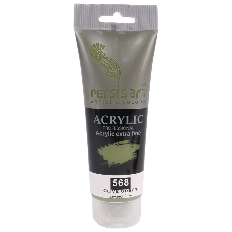رنگ اکریلیک پرسیس آرت Olive Green 568 حجم 75 میلی لیتر