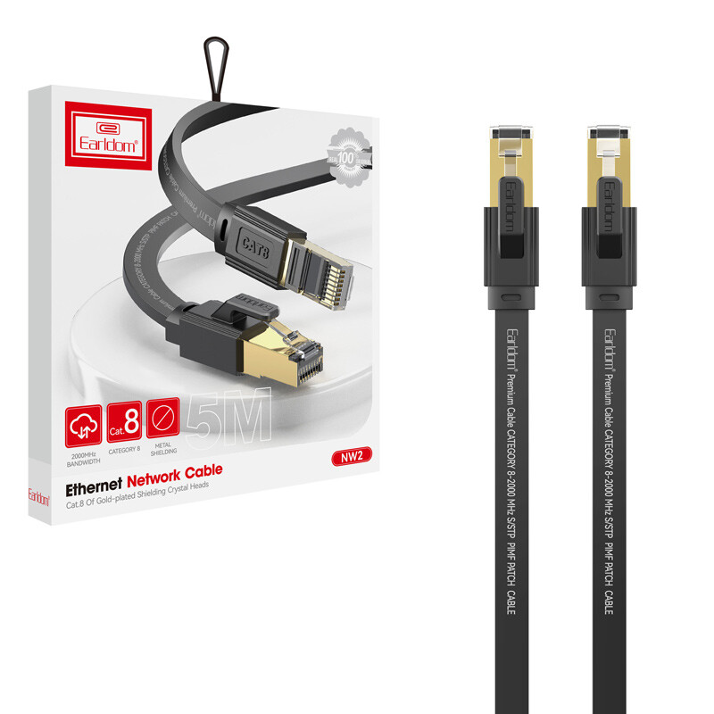 کابل شبکه Cat8 ارلدام ET-NW2 طول 5 متر
