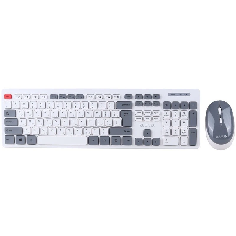 کیبورد و موس بی سیم آئولا AC308