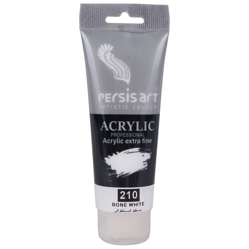 رنگ اکریلیک پرسیس آرت Bone White 210 حجم 75 میلی لیتر