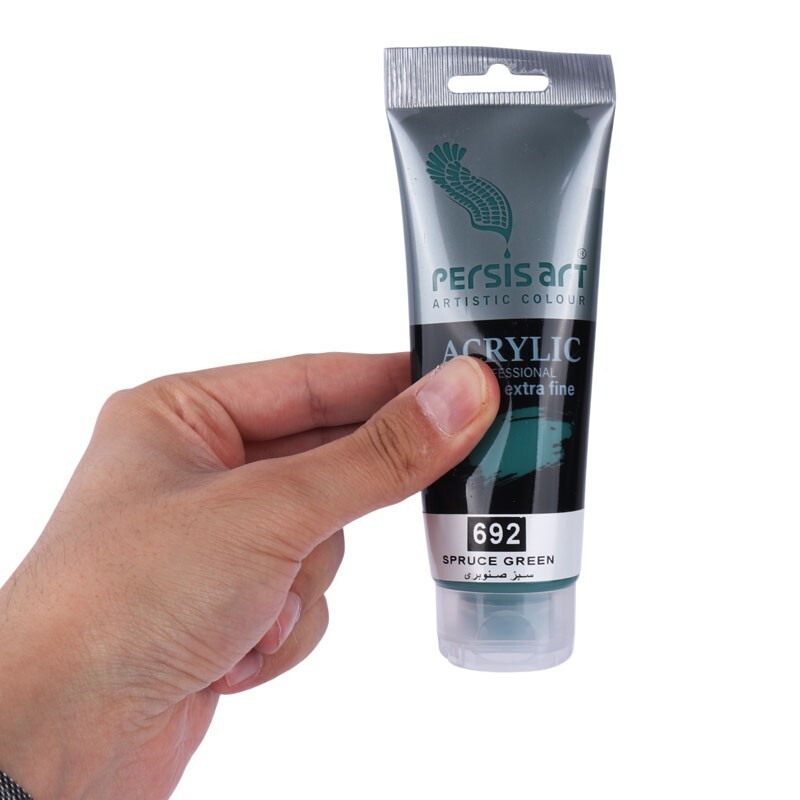 رنگ اکریلیک پرسیس آرت Spruce Green 692 حجم 75 میلی لیتر