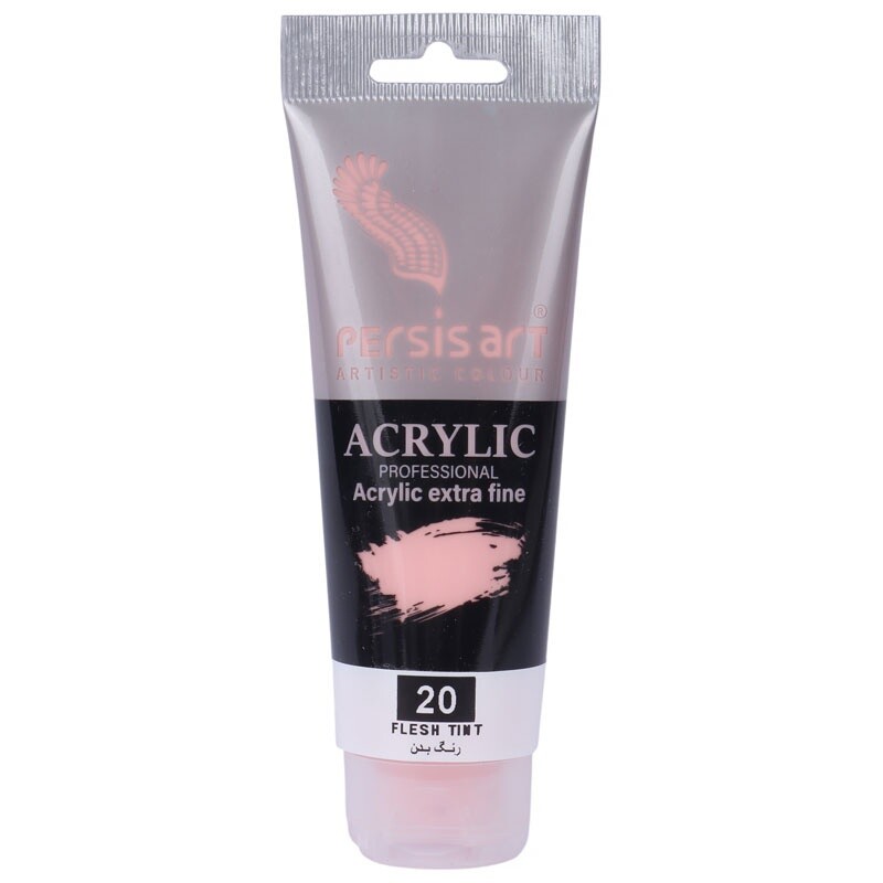 رنگ اکریلیک پرسیس آرت 20 Flesh Tint حجم 75 میلی لیتر