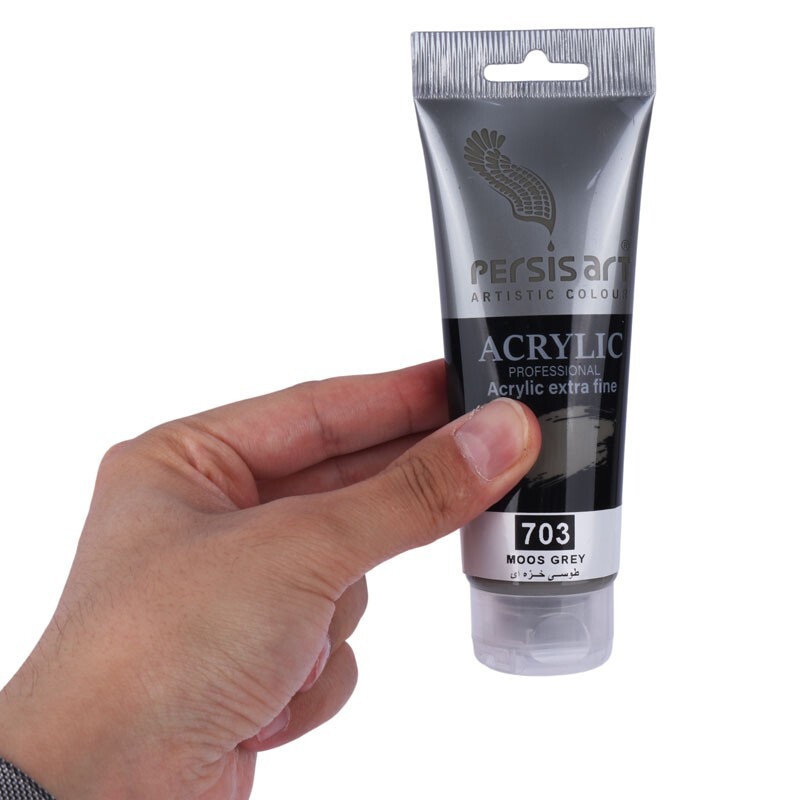 رنگ اکریلیک پرسیس آرت Moos Grey 703 حجم 75 میلی لیتر
