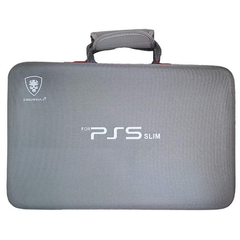کیف کنسول بازی PS5 طرح Deadskull طوسی