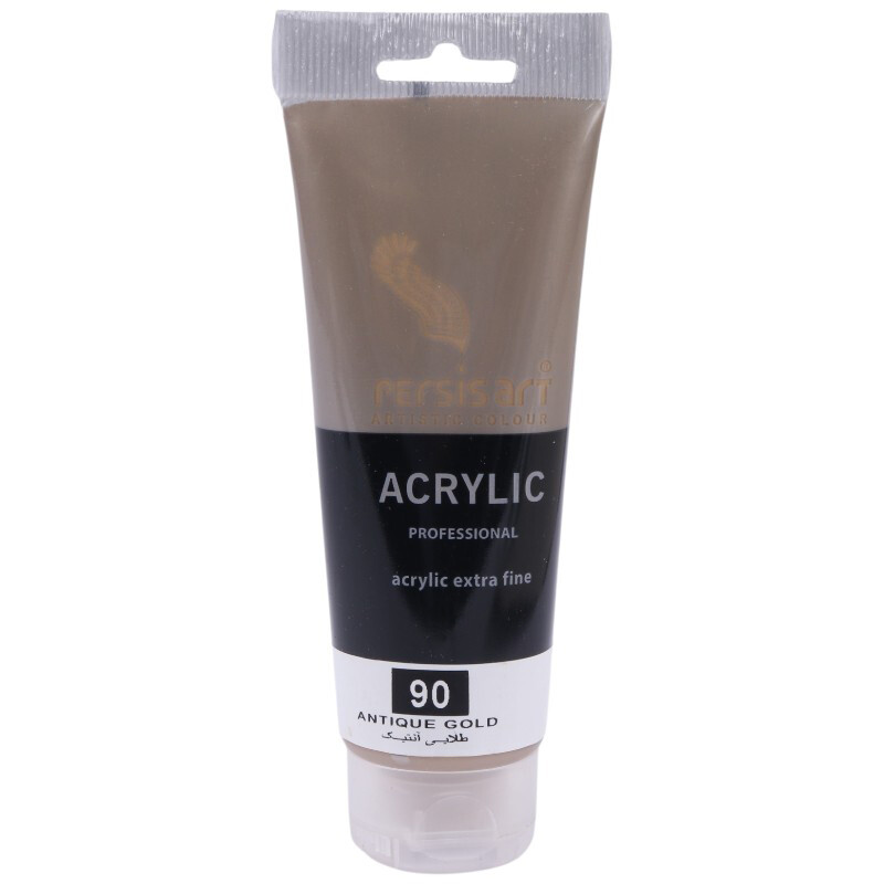 رنگ اکریلیک پرسیس آرت Antique Gold 90 حجم 75 میلی لیتر