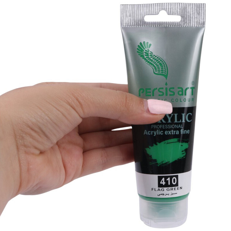 رنگ اکریلیک پرسیس آرت Flag Green 410 حجم 75 میلی لیتر
