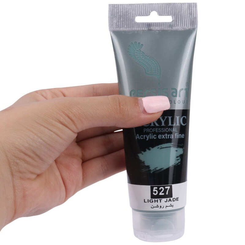 رنگ اکریلیک پرسیس آرت Light Jade 527 حجم 75 میلی لیتر