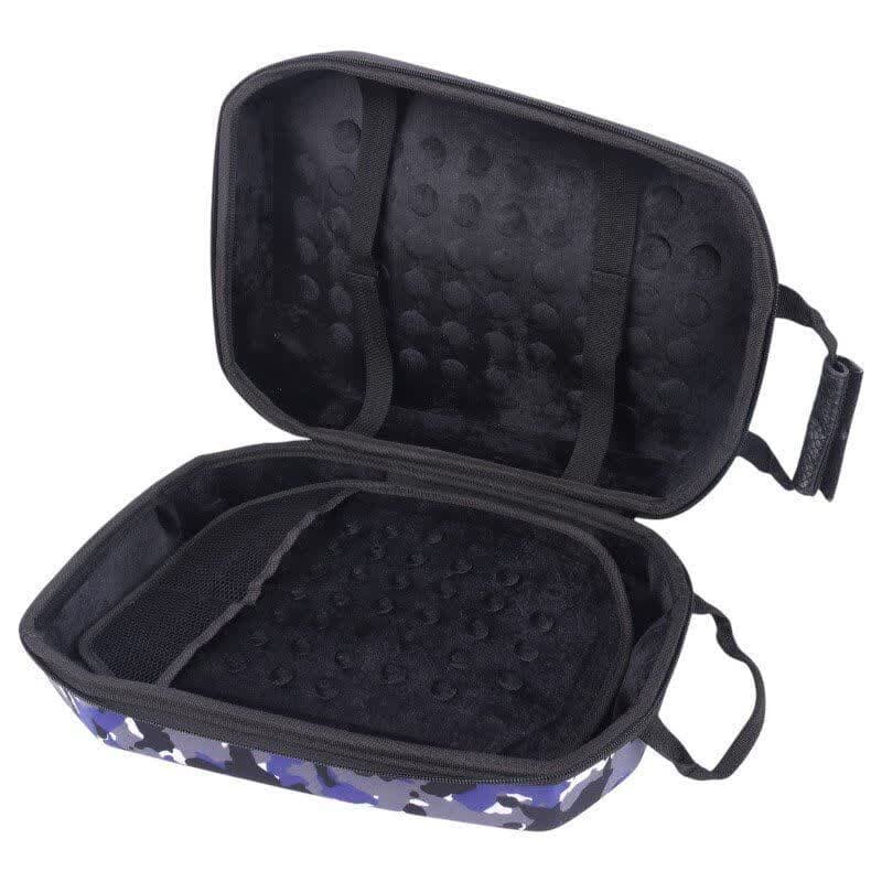 کیف کوله ای کنسول بازی Nakhl PS5 Slim پارچه ای چریکی مشکی آبی
