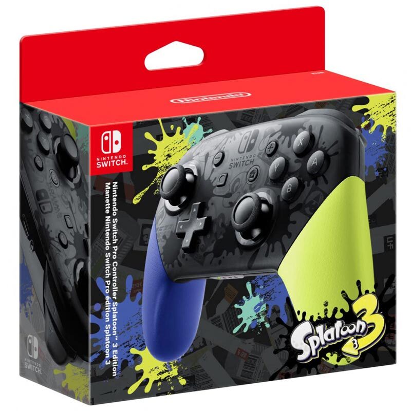 دسته بازی بی سیم Nintendo Switch Pro Splatoon 3 Edition