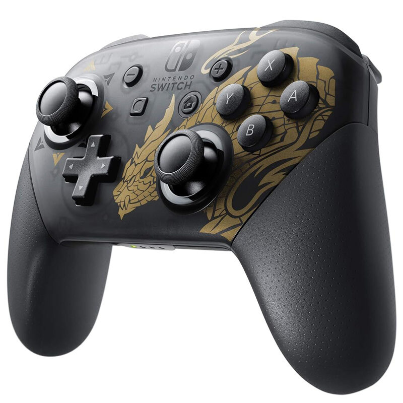 دسته بازی بی سیم Nintendo Switch Pro Monster Hunter Rise Edition