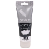 رنگ اکریلیک پرسیس آرت Iridescent White 54 حجم 75 میلی لیتر