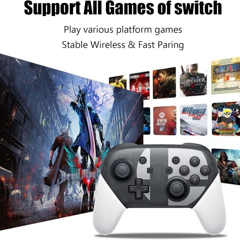 دسته بازی بی سیم Nintendo Switch Pro Super Smash Bros Ultimate