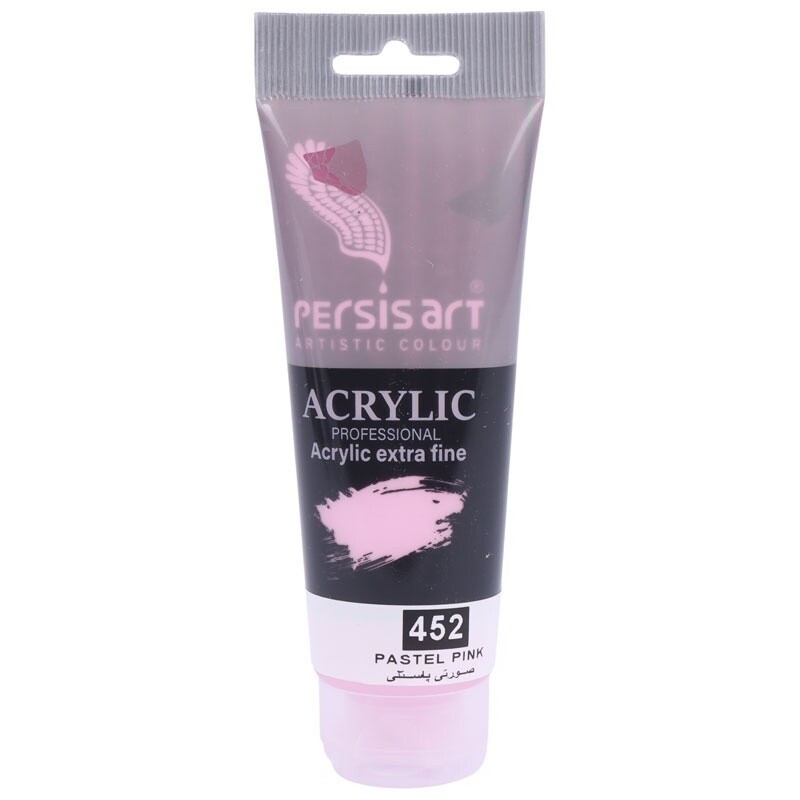 رنگ اکریلیک پرسیس آرت Pastel Pink 452 حجم 75 میلی لیتر