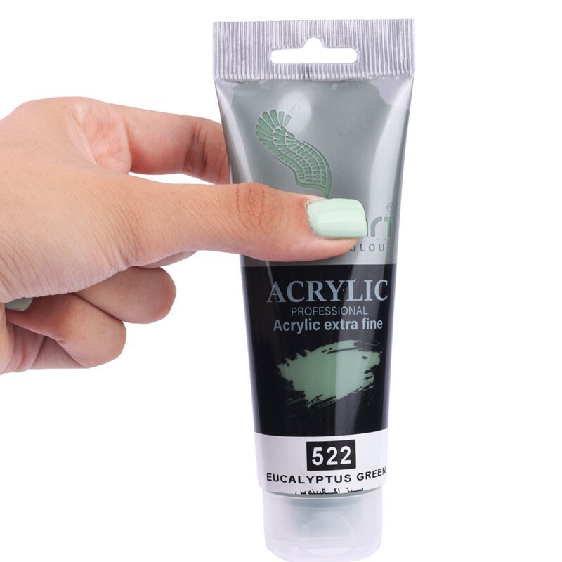 رنگ اکریلیک پرسیس آرت Eucalyptus Green 522 حجم 75 میلی لیتر
