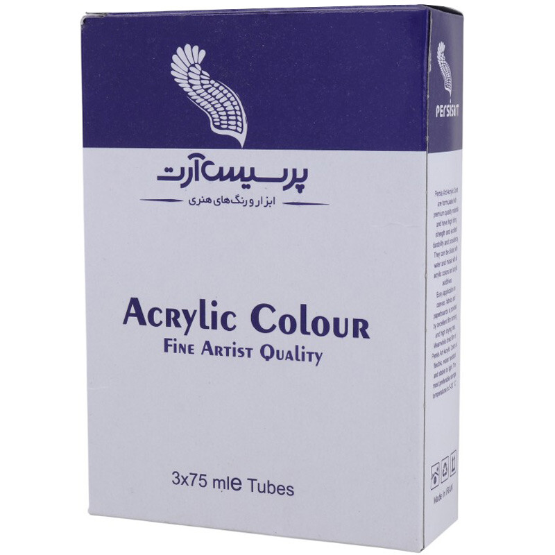 رنگ اکریلیک پرسیس آرت Black 24 حجم 75 میلی لیتر