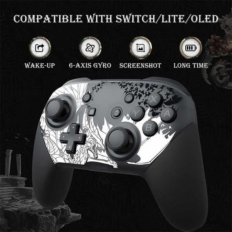 دسته بازی بی سیم Nintendo Switch Pro Monster Hunter Rise Sunbreak