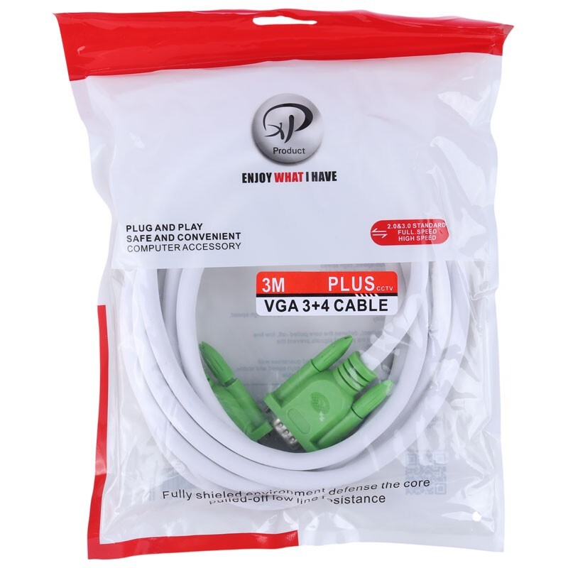 کابل VGA Plus 3+4 ایکس پی پروداکت XP-Product طول 3 متر