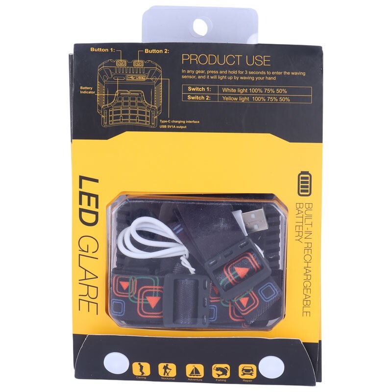 چراغ قوه پیشانی هدلایت شارژی Sensor 6130 کد 2
