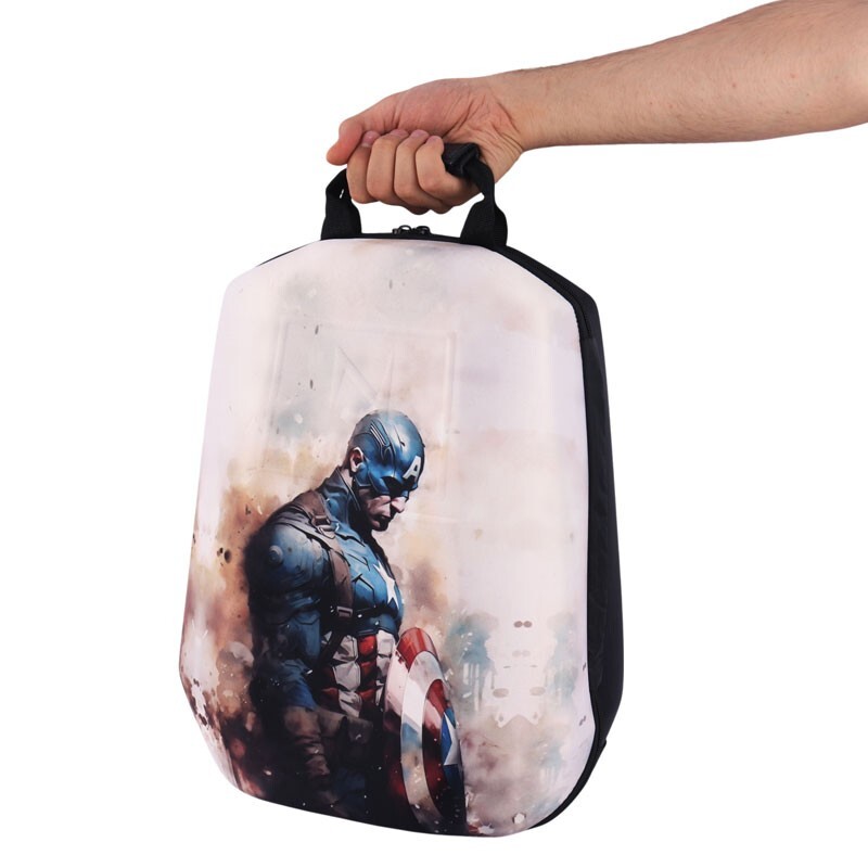 کیف کوله ای کنسول بازی Nakhl PS5 Slim طرح Capitan America