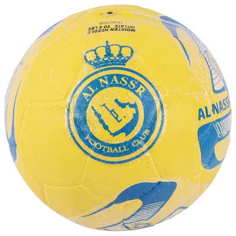 توپ فوتبال لاستیکی رونالدو النصر سایز 4