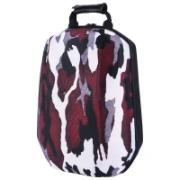 کیف کوله ای کنسول بازی Nakhl PS5 Slim پارچه ای چریکی زرشکی سفید