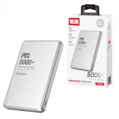 پاور بانک بی سیم فست شارژ ارلدام ET-PD53 PD 20W ظرفیت 5000 میلی آمپر ساعت